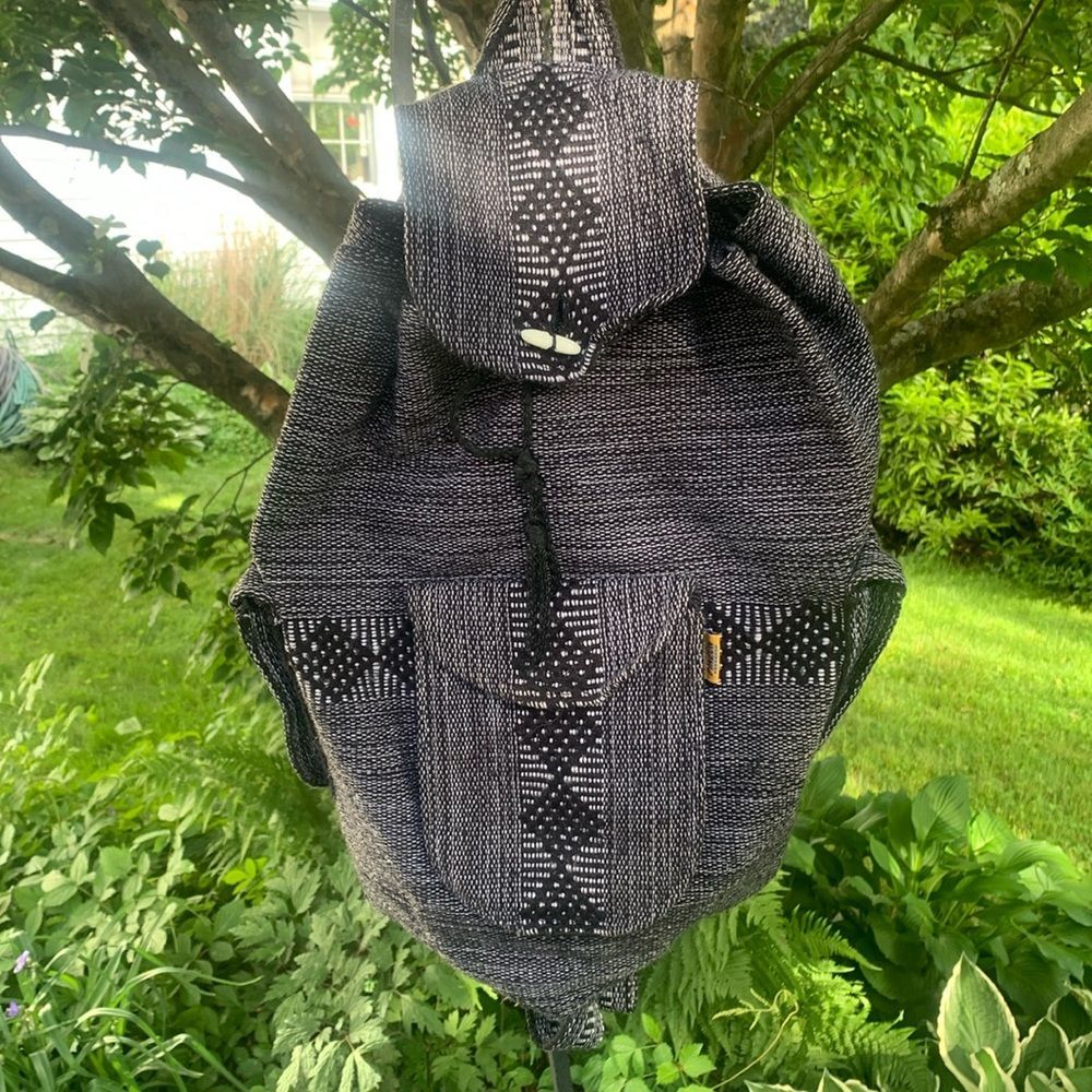 Authentic Mexican blue backpack